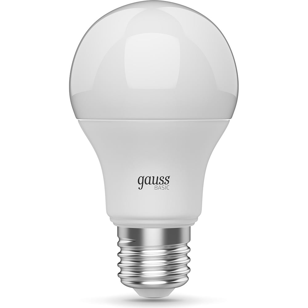 Светодиодная лампа Gauss Elementary A60 10W 880lm 3000K Е27 LED 1/10/50 23210