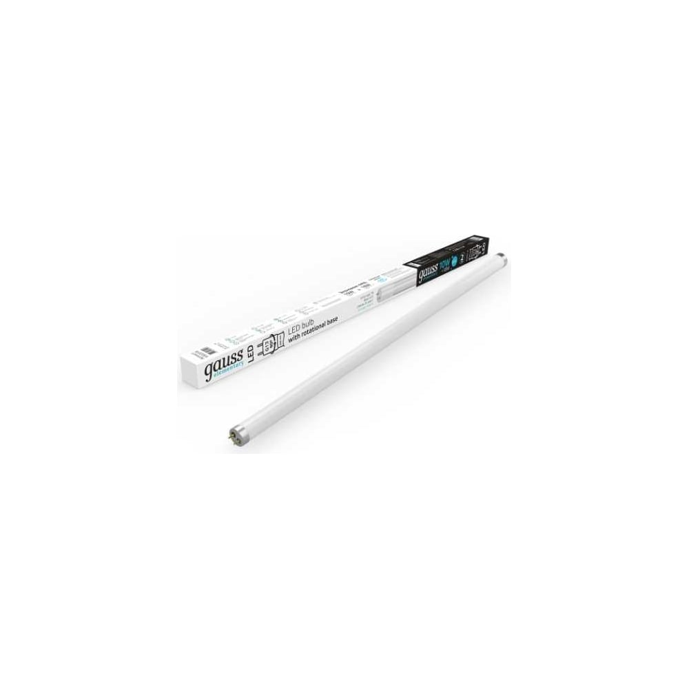 Светодиодная лампа Gauss G13 10W 780lm 4000K T8 600mm стекло LED 93020