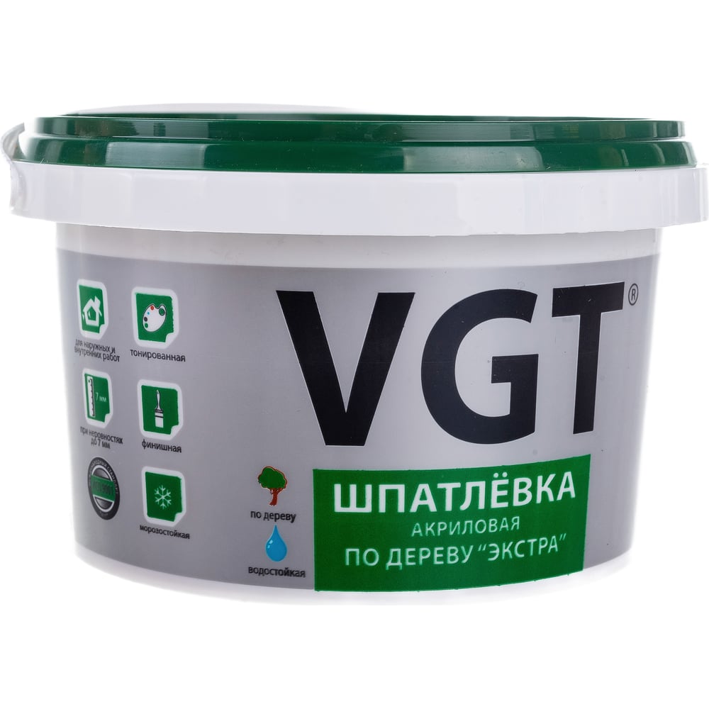 Шпаклевка по дереву Экстра Лиственница 1 кг VGT 11593639