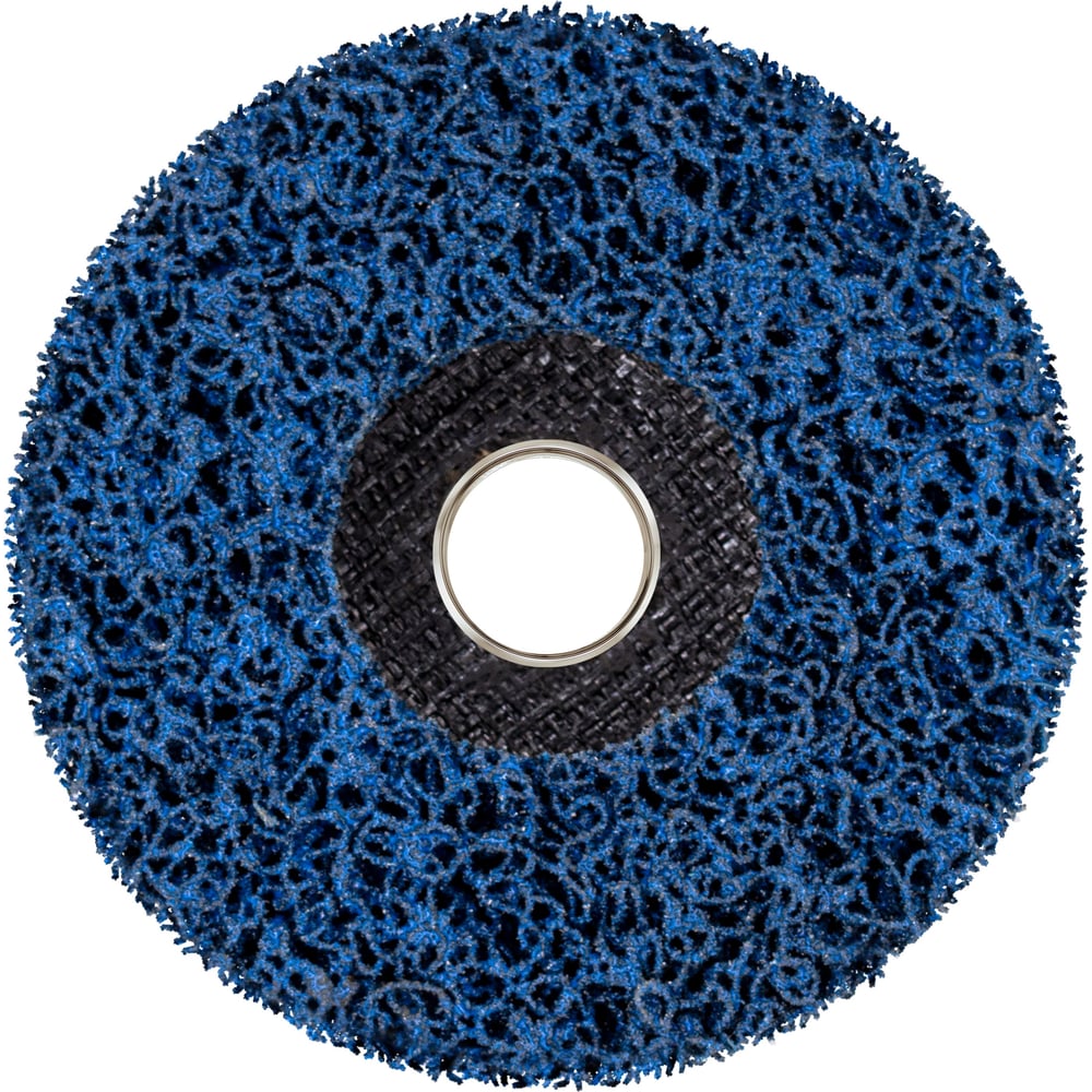 Круг зачистной полимерный (коралловый) голубой, coarse grain (грубый), 125x22.2x15 мм РемоКолор 37-1-410