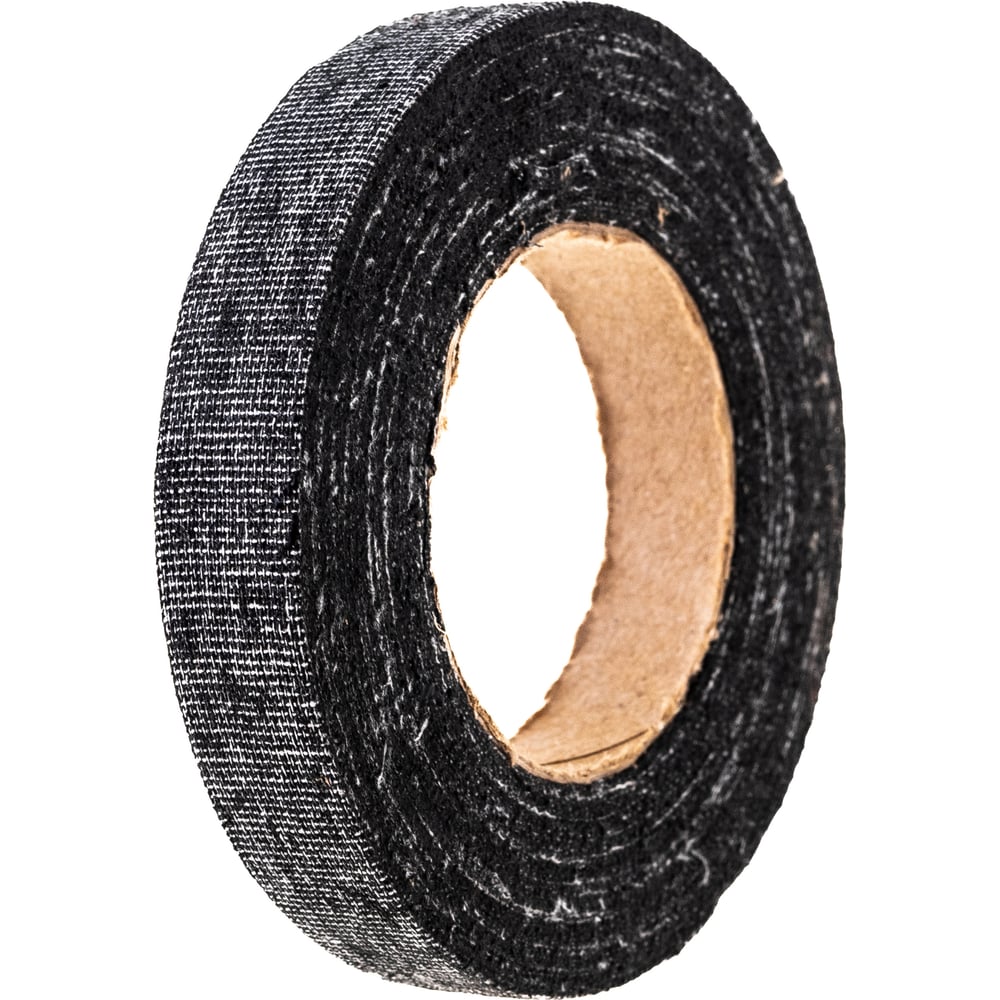 Изолента ОНЛАЙТ OIT-H15-10/BL ХБ, черная, 100 г, 0,35х15 мм, 10 м 61152