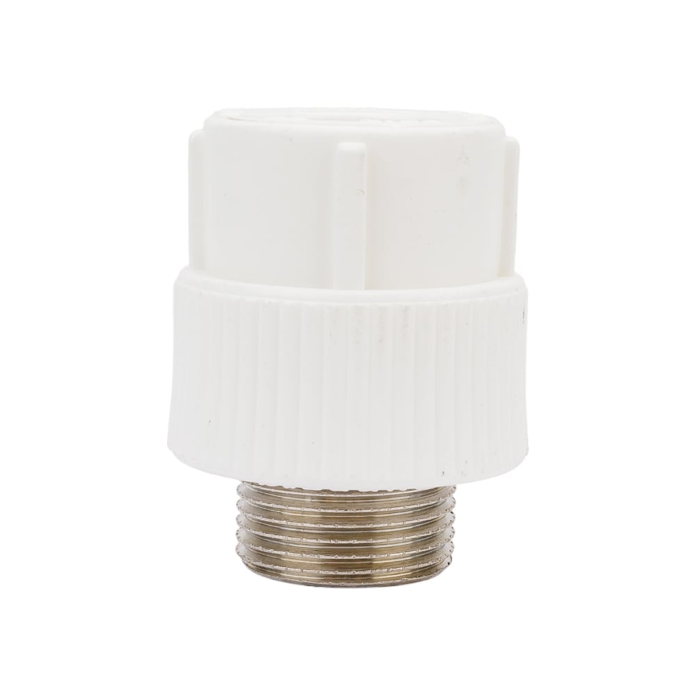 Комбинированная муфта PRO AQUA PP-R НР белая d-25 мм 3/4 PA23014Pb"