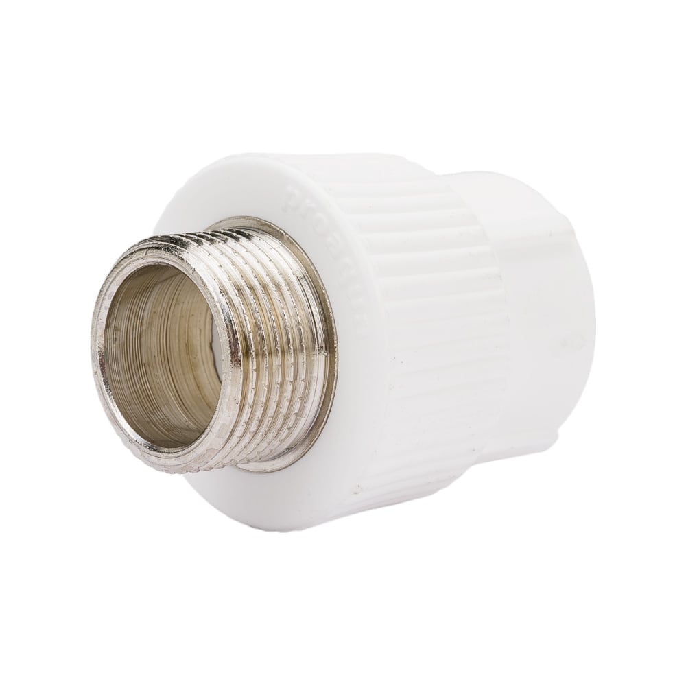 Комбинированная муфта PRO AQUA PP-R НР белая d-25 мм 3/4 PA23014Pb"