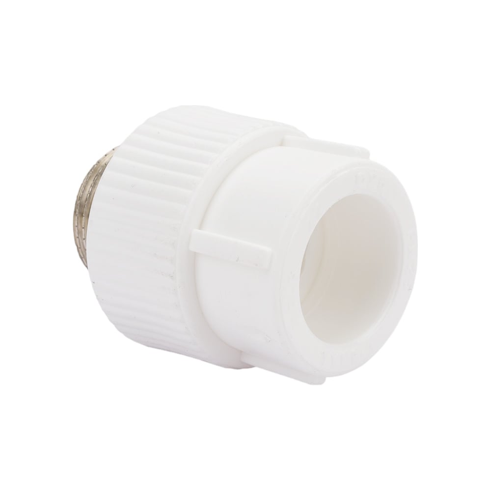 Комбинированная муфта PRO AQUA PP-R НР белая d-25 мм 3/4 PA23014Pb"