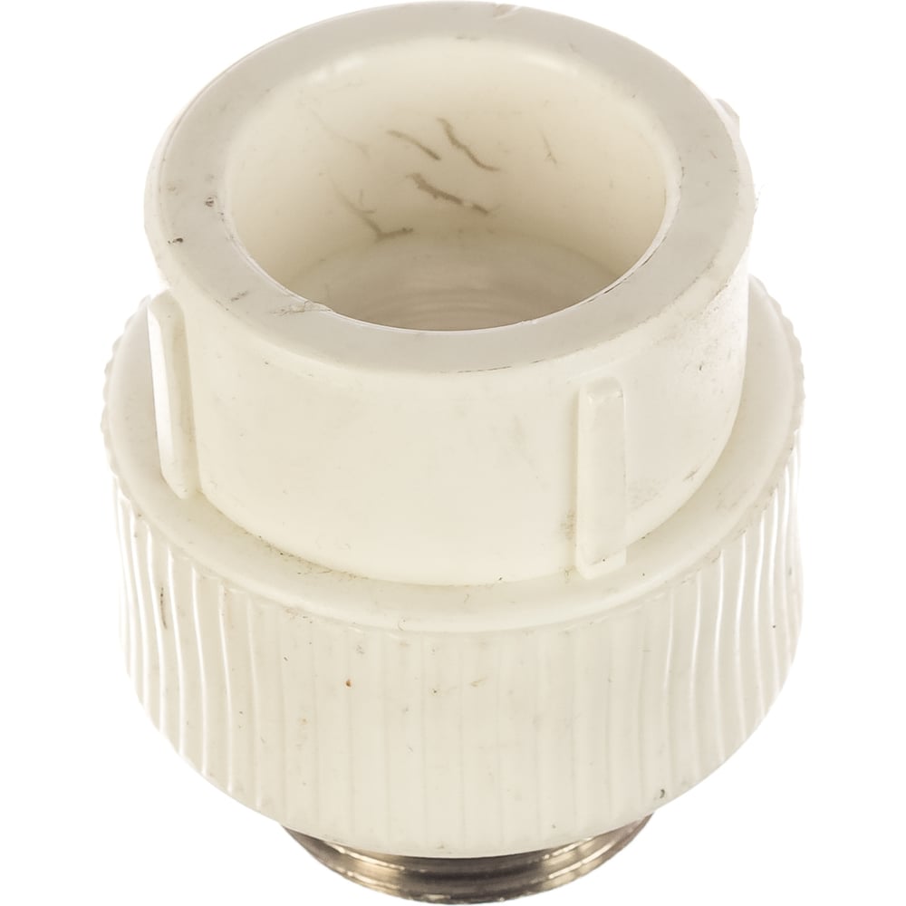 Комбинированная муфта PRO AQUA PP-R НР белая ШК 32-1 PA23018Pb