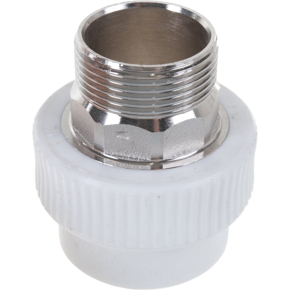 Комбинированная муфта под ключ PRO AQUA PP-R НР белая d-40 мм 1 1/4 PA23520Pb"