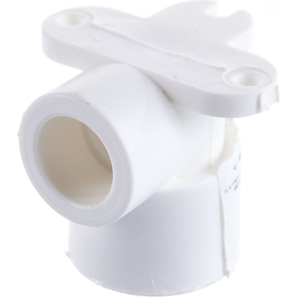 Комбинированный угольник с креплением PRO AQUA PP-R ВР белый, 20 мм, 1/2 PA28008Pb"