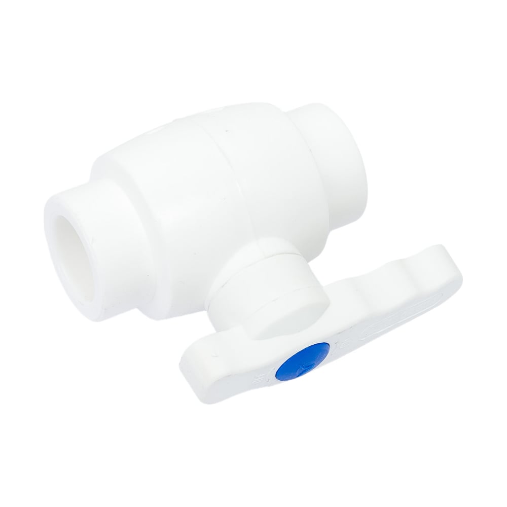Полнопроходной шаровой кран PRO AQUA PP-R белый d-25 мм PA40010