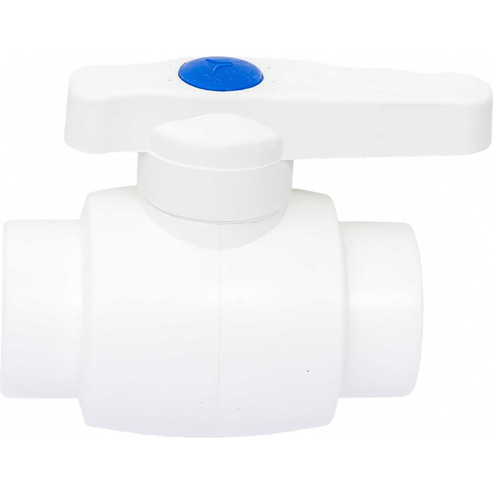Полнопроходной шаровой кран PRO AQUA PP-R белый d-25 мм PA40010