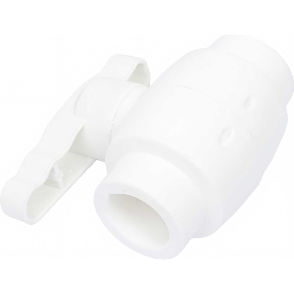 Полнопроходной шаровой кран PRO AQUA PP-R белый d-25 мм PA40010