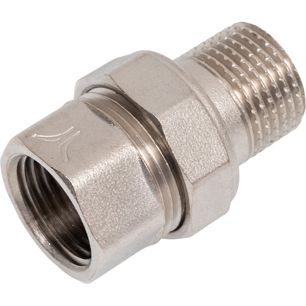Соединение PRO AQUA разъемное, прямое, резьбовое, Н/В, ШК 1/2 10-m15-f15xb