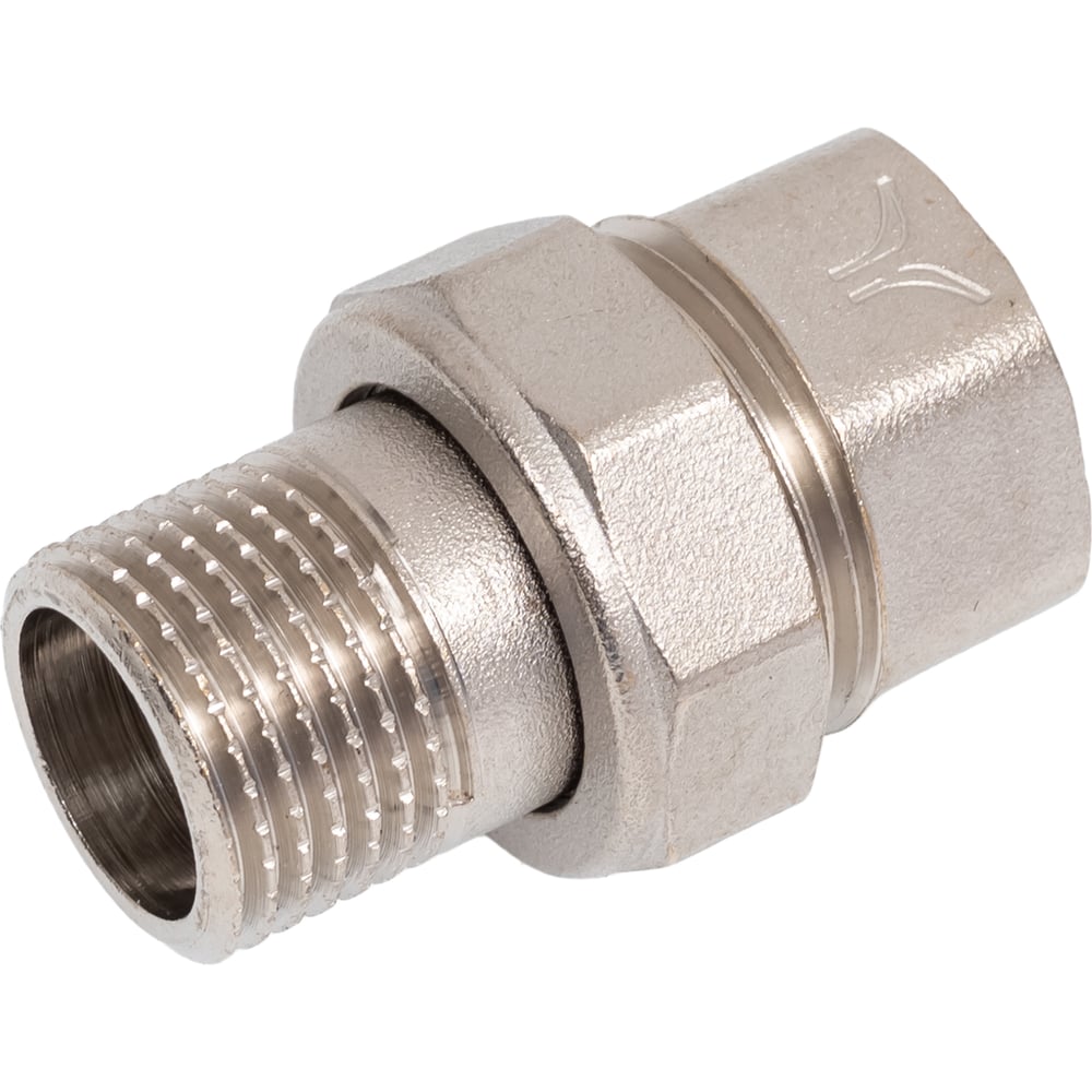 Соединение PRO AQUA разъемное, прямое, резьбовое, Н/В, ШК 1/2 10-m15-f15xb