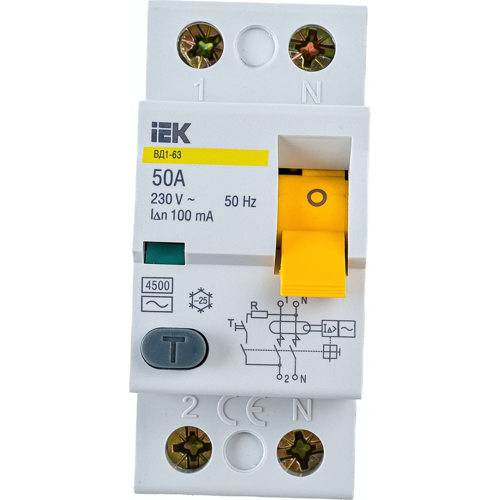 УЗО IEK MDV10-2-050-100 ВД1-63
