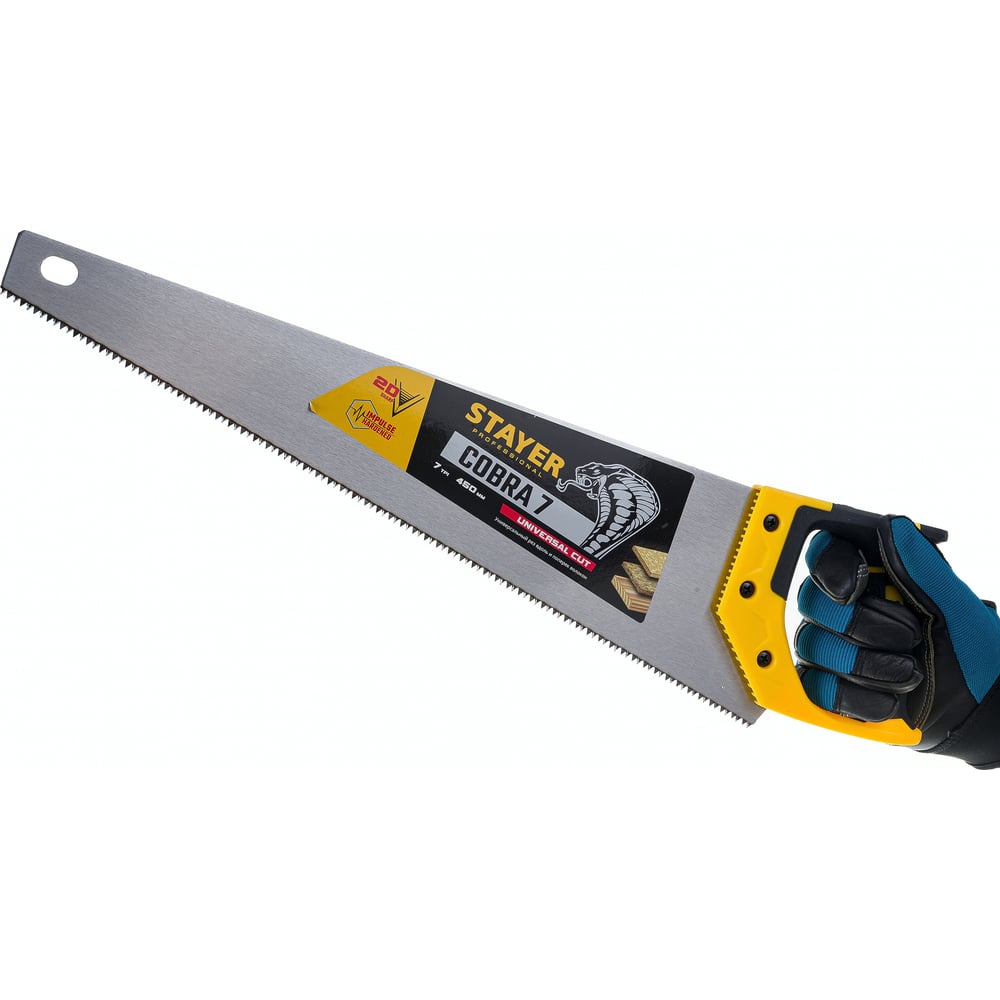 Универсальная ножовка Stayer Cobra 7" 450 мм, 7 TPI, 1510-45_z02"