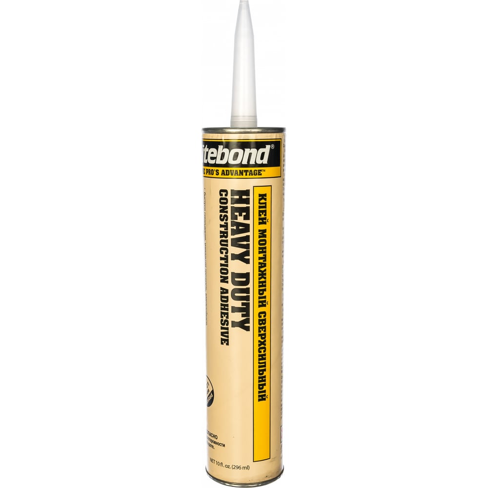 Сверхсильный монтажный клей Titebond Heavy Duty желтый картридж 5261