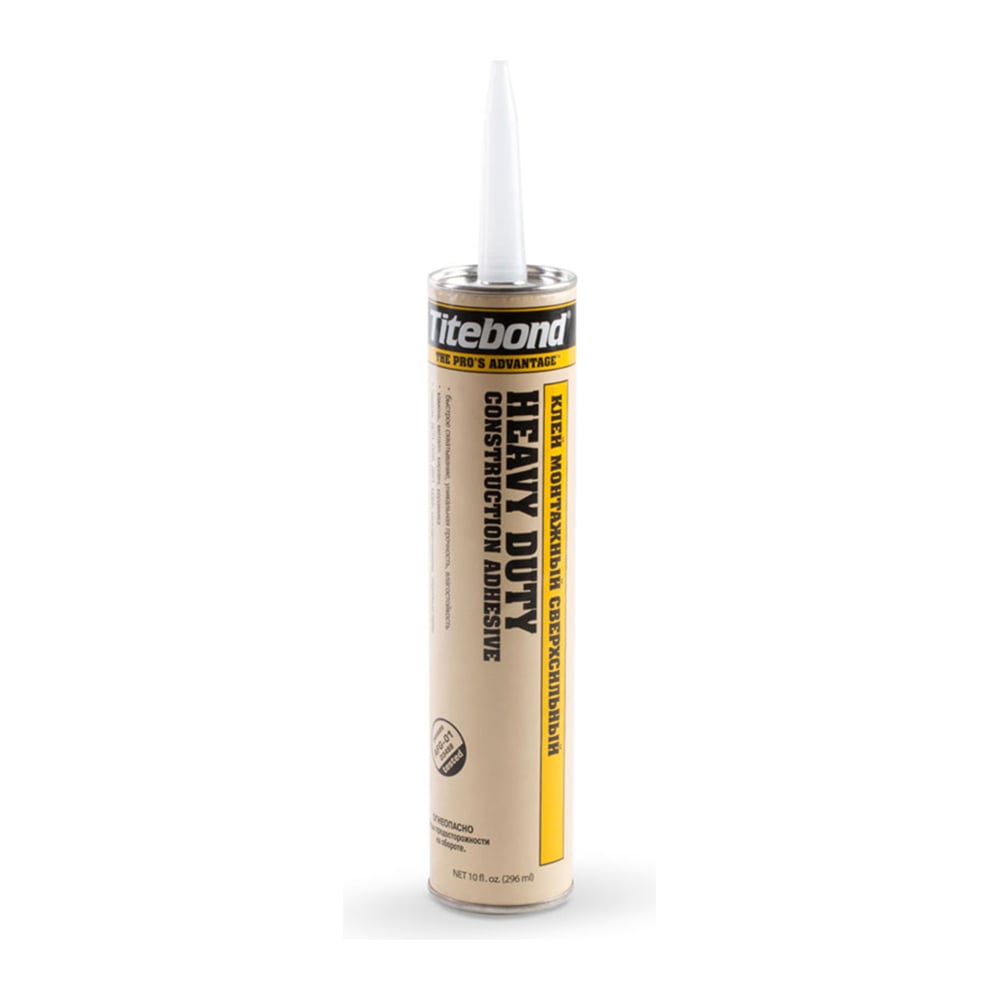 Сверхсильный монтажный клей Titebond Heavy Duty желтый картридж 5261