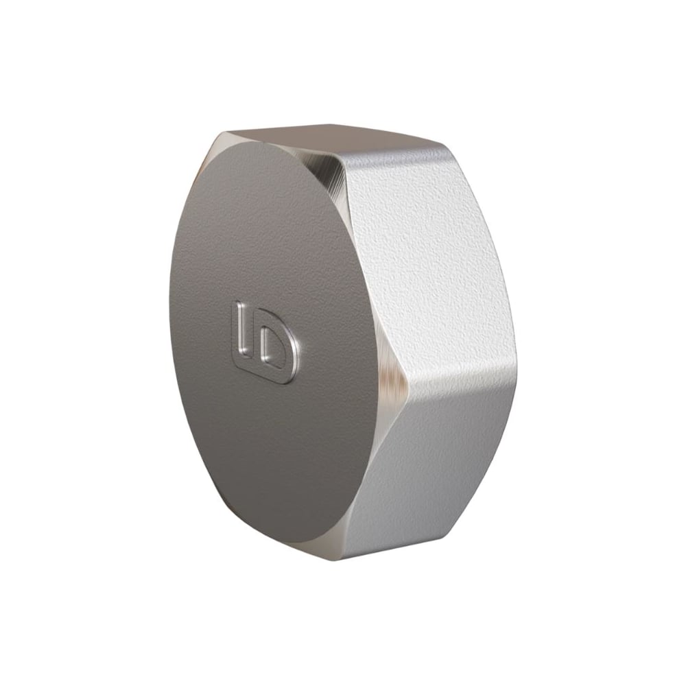 Заглушка LD Pride DN15 (1/2) ВР латунь никель LD.67.504.15.1"