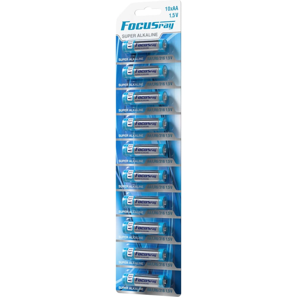 Батарейка Focusray Super ALKALINE LR6 / BL10 10шт 621008