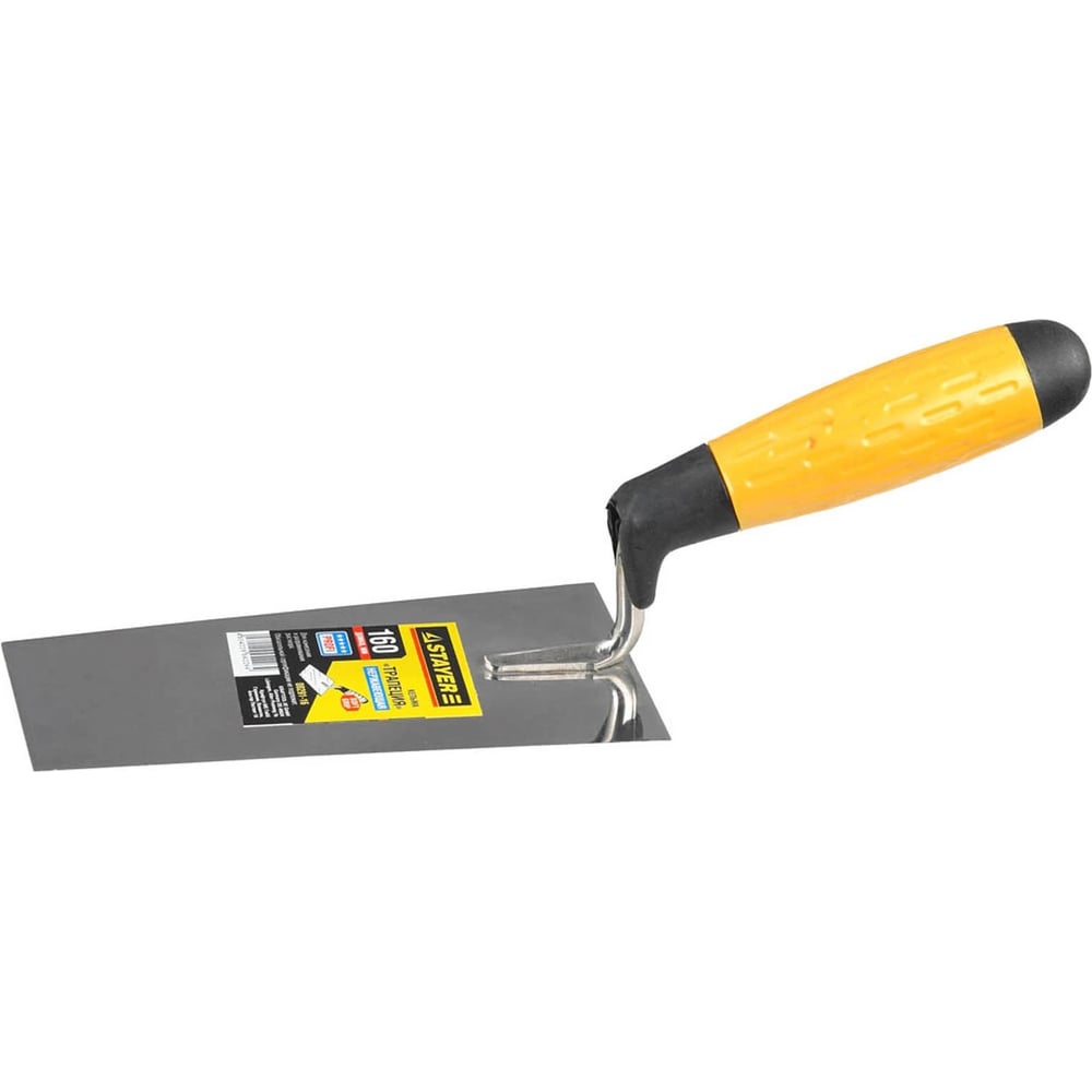 Кельма STAYER Professional трапеция, нерж. полотно, 2-х комп. рукоятка, 160мм 08291-16