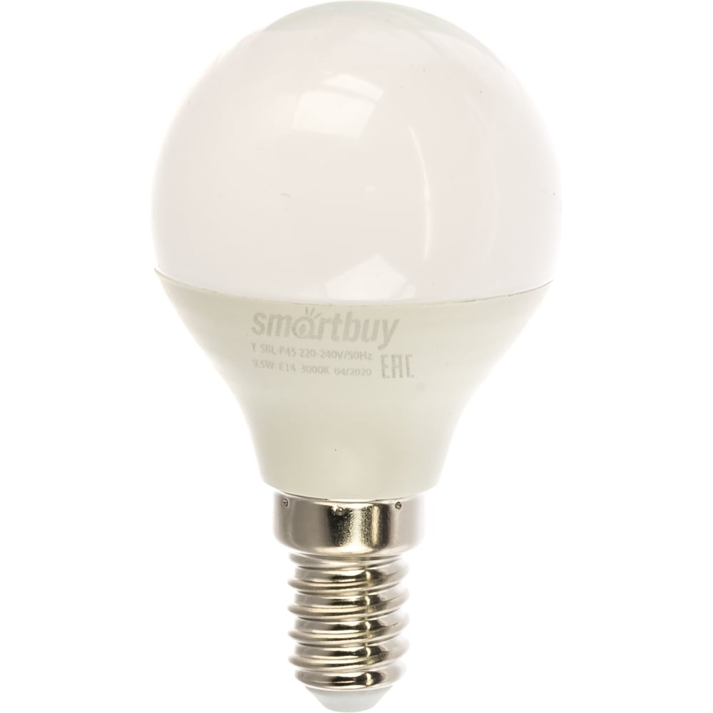 Светодиодная лампа Smartbuy LED P45-9,5W/3000/E14 SBL-P45-9_5-30K-E14