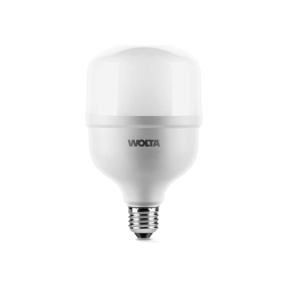 Светодиодная лампа Wolta LED 30 Вт, 6500К холодный белый свет, цоколь Е27, с переходником Е40 25WHP30E27/40