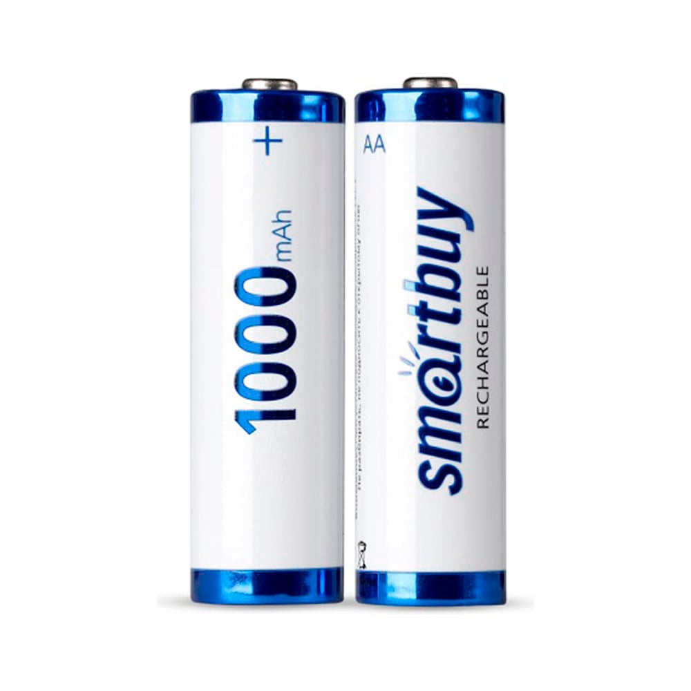 Аккумулятор Smartbuy nimh aa/2bl 1000 mah (24/240) упаковка 2 шт. SBBR-2A02BL1000