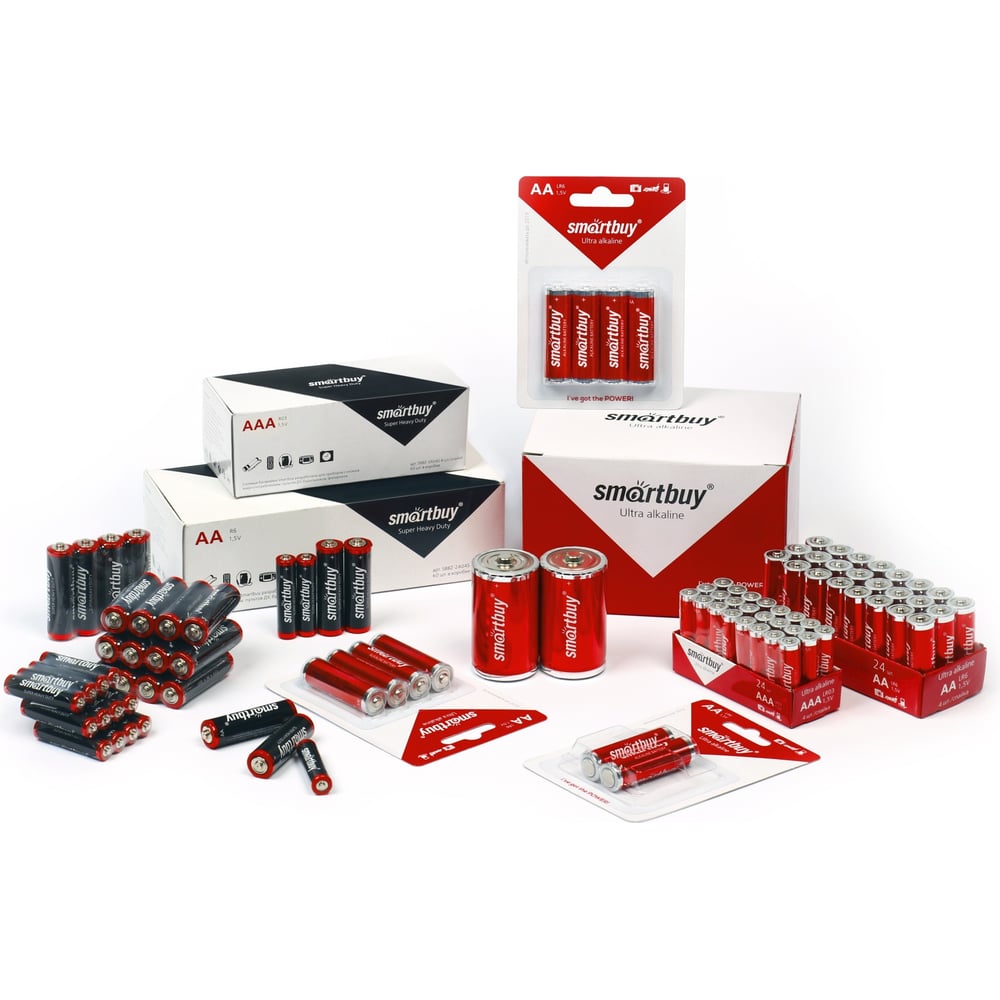 Батарейка Smartbuy алкалиновая, крона 6lr61/1b (12/240) SBBA-9V01B
