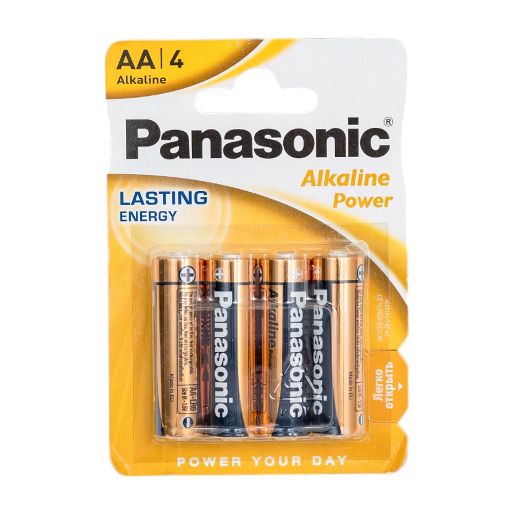 Элементы питания Panasonic LR6 Alkaline Power BL4 3008
