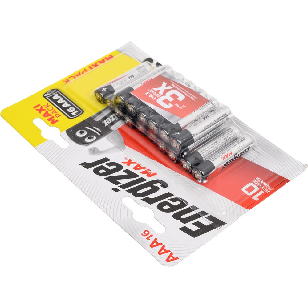 Батарейка ENERGIZER MAX LR03/E92/AAA BL16 7638900438291