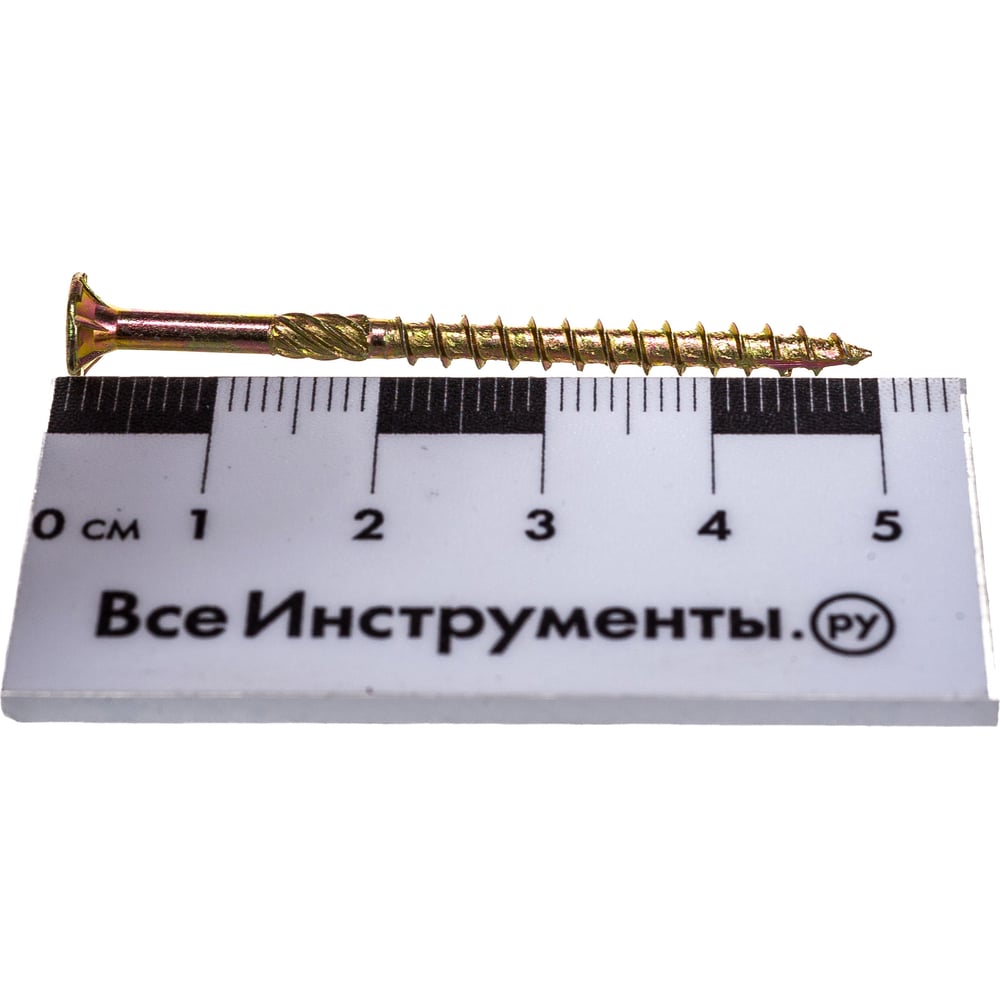 Саморез по дереву HIMTEX проф. желт. потай Torx 15 3,5x50 500 шт. 03550Fh
