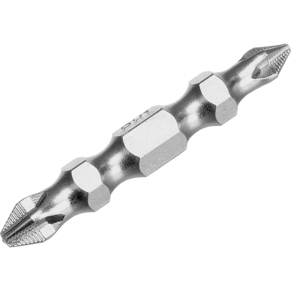 Бита GROSS двухсторонняя, PH2-PH1, 45мм, сталь S2, 10 шт 112011