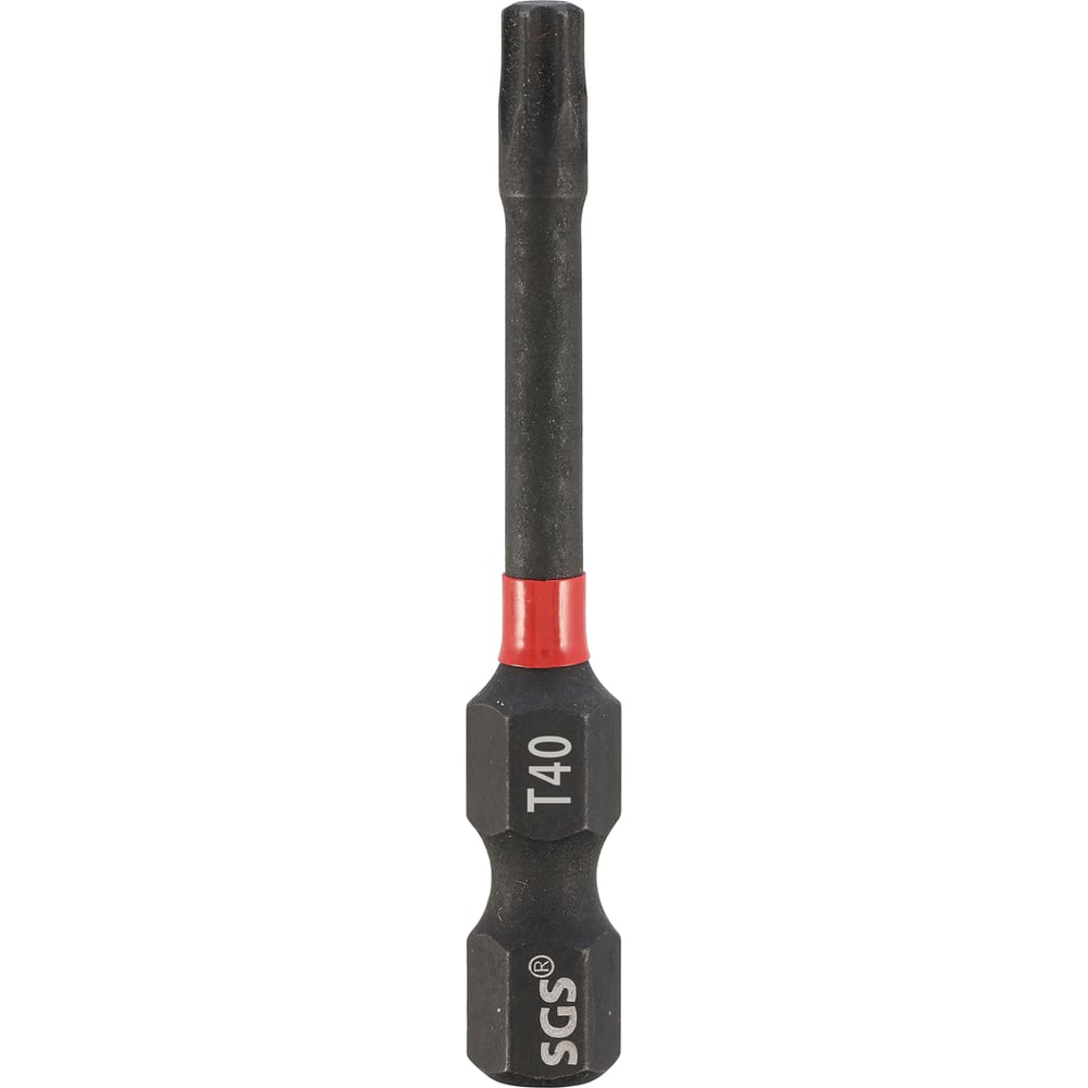 Бита SGS ударная TORX T40х50мм S2 1шт 6350-T40-IB