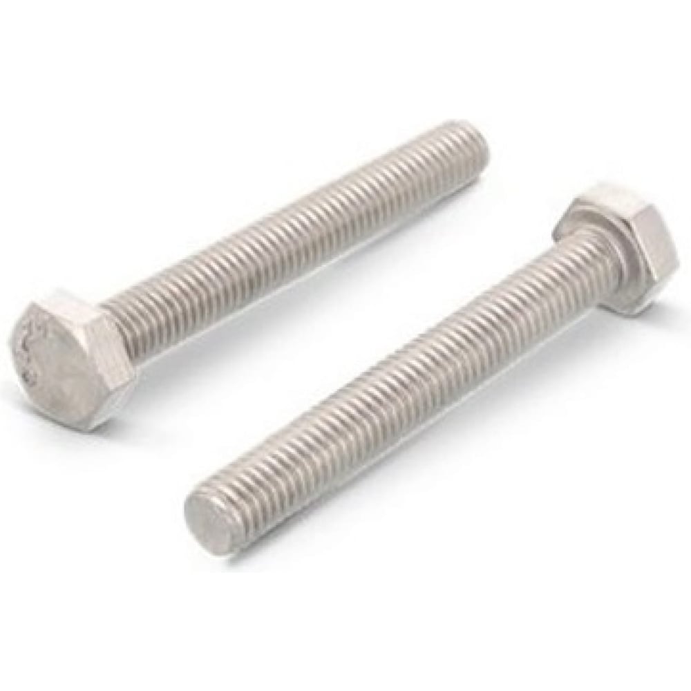 Болт ЦКИ DIN933 М16x30 с шестигранной головкой 5.8 Ц аналог ГОСТ 7798-70 2 шт 8106737
