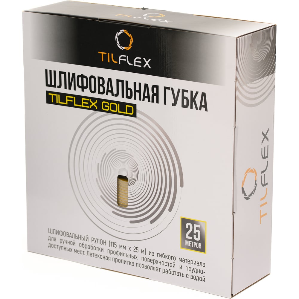 Шлифовальная губка GOLD в рулоне P320, 115 мм, 25 м TILFLEX TL28-G320