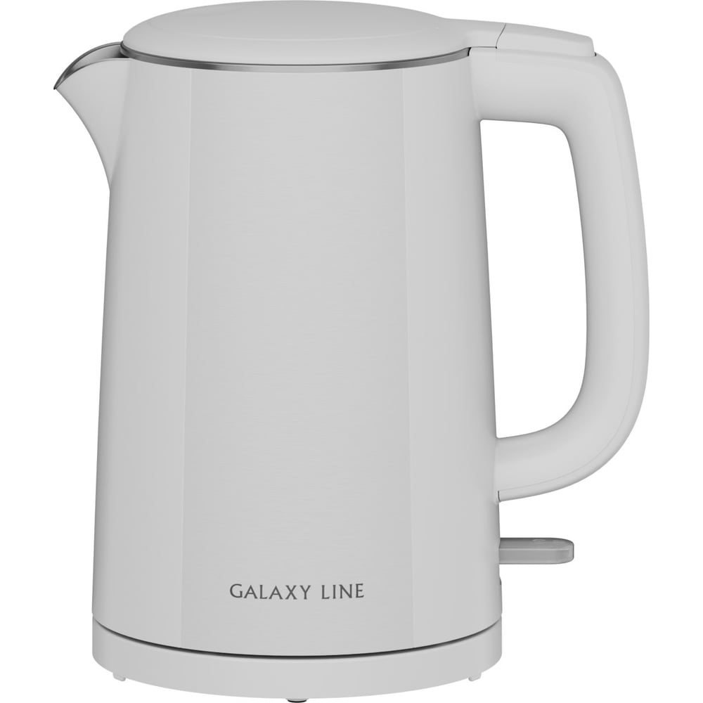 Чайник электрический Galaxy Line, 1.5 л, 2200 Вт, белый GL 0373, 7010103731