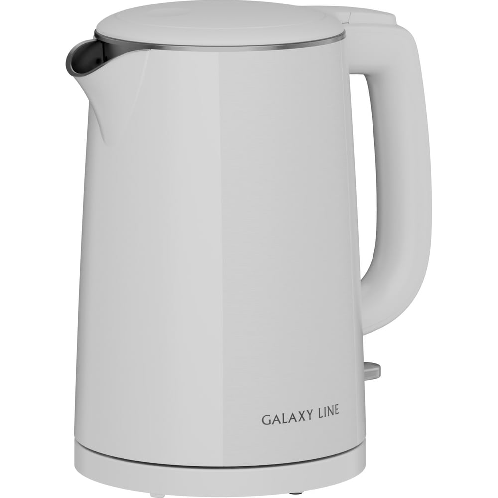 Чайник электрический Galaxy Line, 1.5 л, 2200 Вт, белый GL 0373, 7010103731