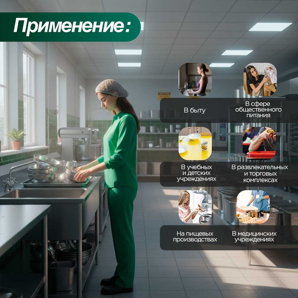 Средство для мытья посуды Золушка 500мл яблоко М-01-3