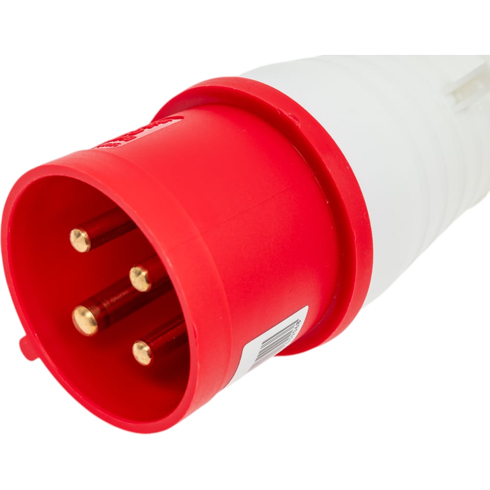 Вилка 024 переносная Texenergo 3P+PE 32А 380В IP44 SE024-032Q