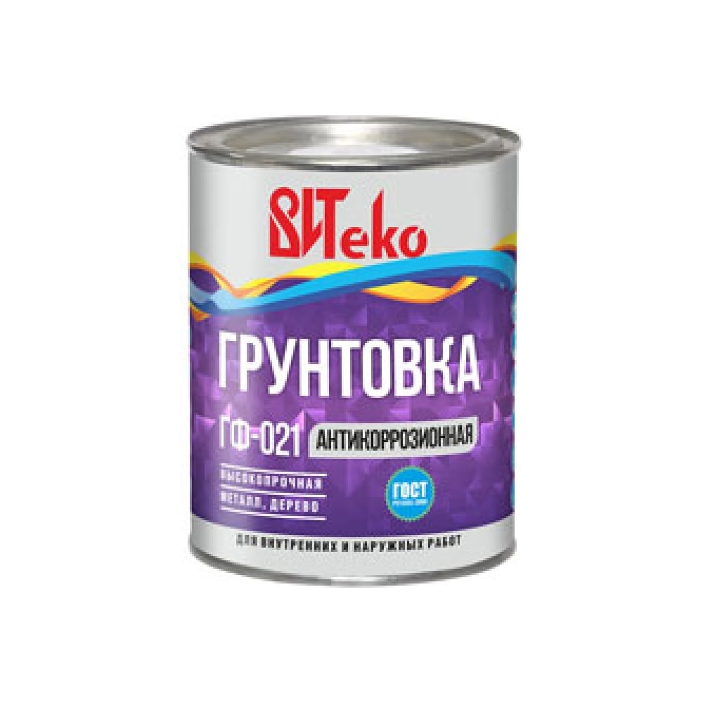 Грунтовка Царицынские краски Витеко ГФ-021, серая, 1.8 кг 16137