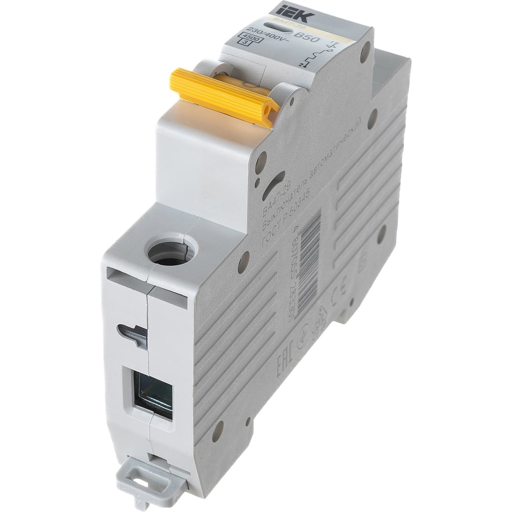 Автоматический выключатель IEK ВА47-29 1Р 50А 4,5кА х-ка В ИЭК MVA20-1-050-B
