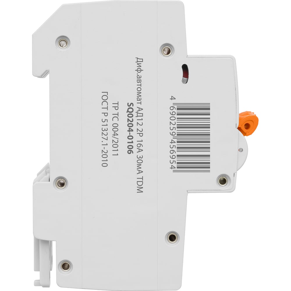 Дифференциальный автомат TDM ELECTRIC АД12 2Р 16А 30мА SQ0204-0106