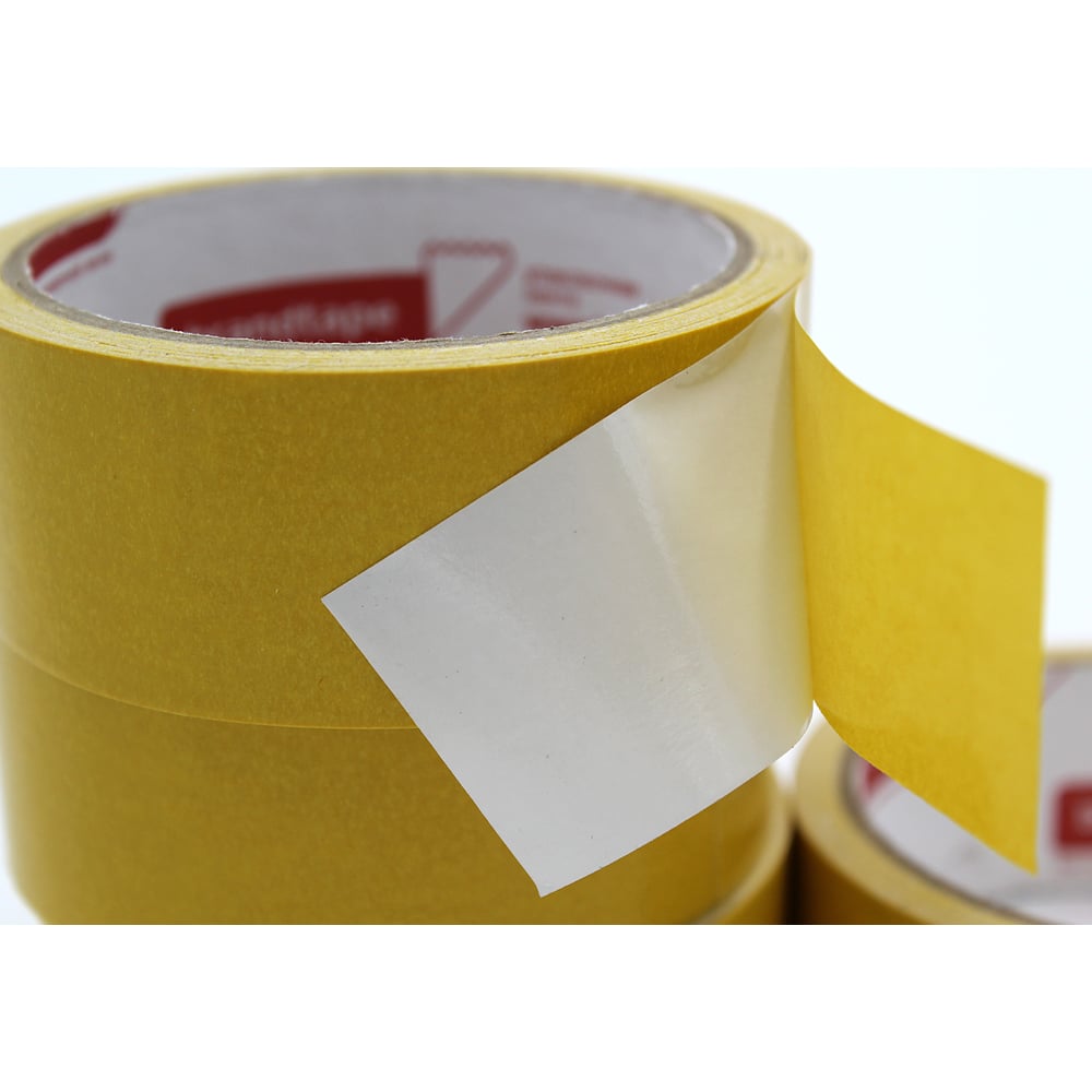 Двухсторонняя клейкая лента Brandtape полипропилен 36мм х 10м (упаковка 4 шт.) 4631177460975