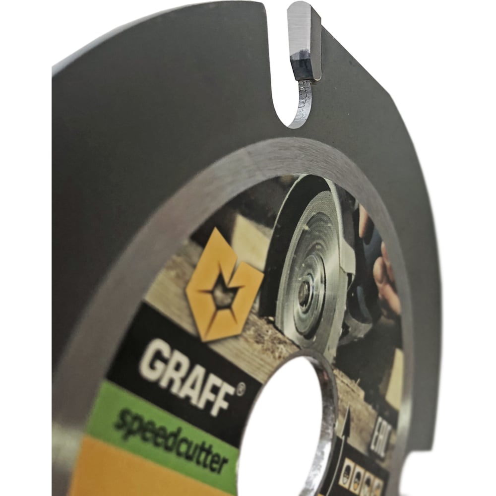 Диск пильный по дереву для УШМ Speedcutter (125х22.2 мм) GRAFF