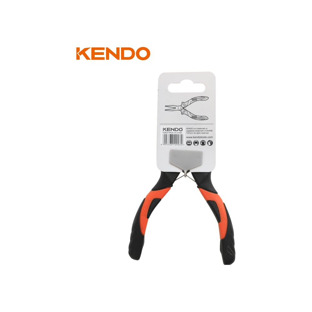 Тонкогубцы KENDO мини 120 мм 10903