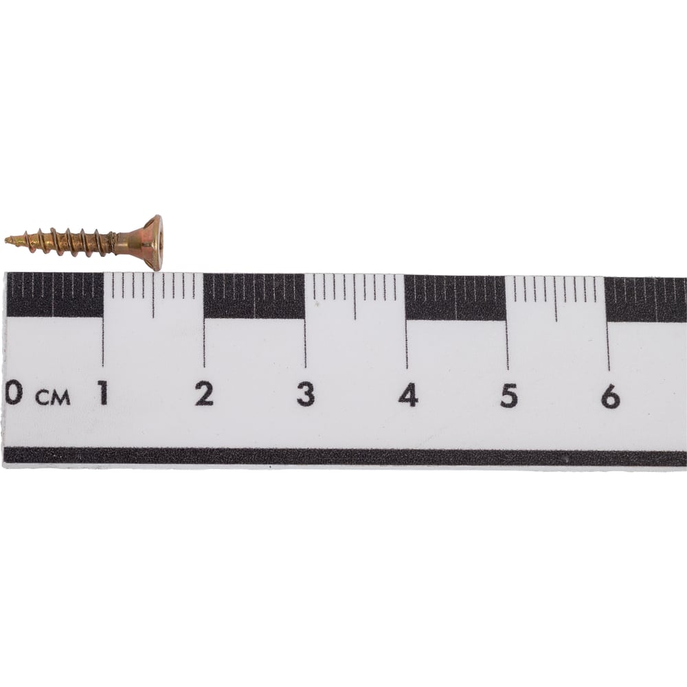 Саморезы конструкционные КРЕП-КОМП потай, Torx, желтый цинк, 3.0x16 мм (1000 шт) скт316