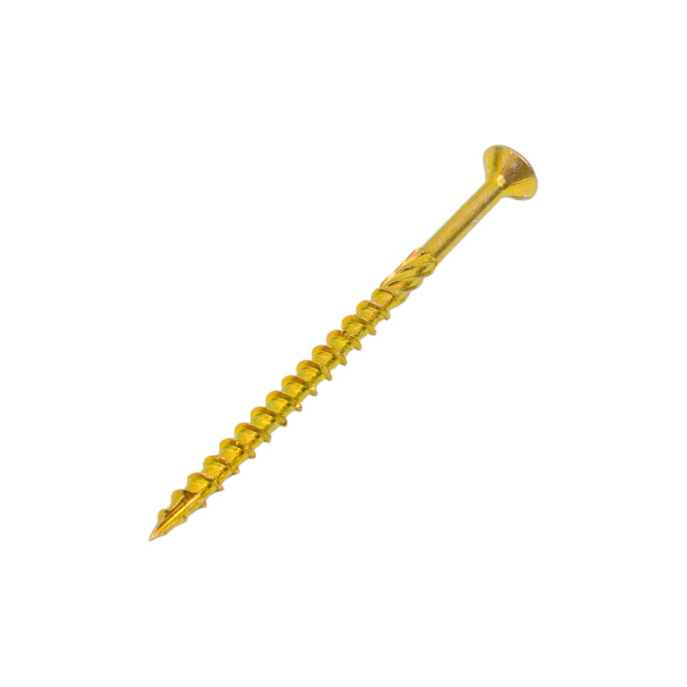Шуруп конструкционный ЕВРОПАРТНЕР для дерева с фрезой, потай, ж/п Torx 25 5,0x80 + бита (60 шт.) B3 0042