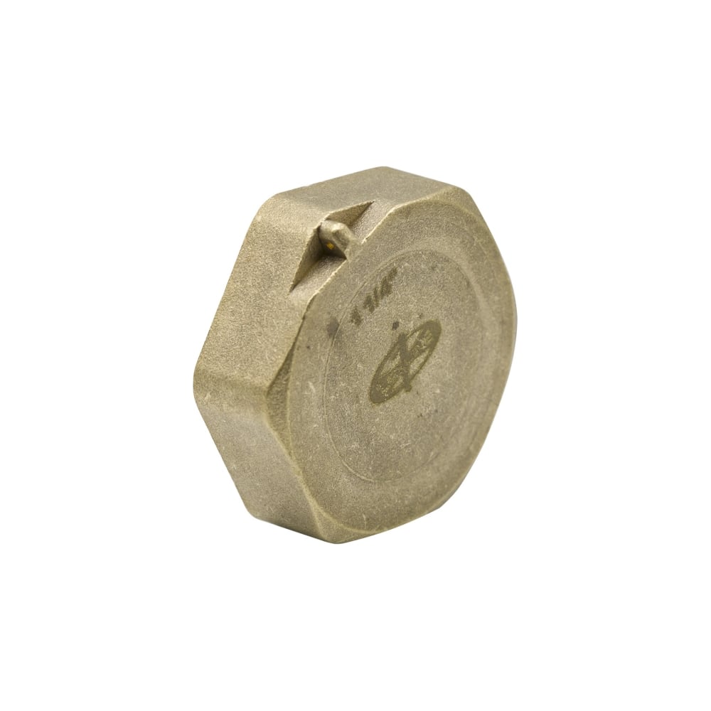 Заглушка LEXLINE 1 1/4'' вн, латунь, с контрольным отверстием, 32 551742