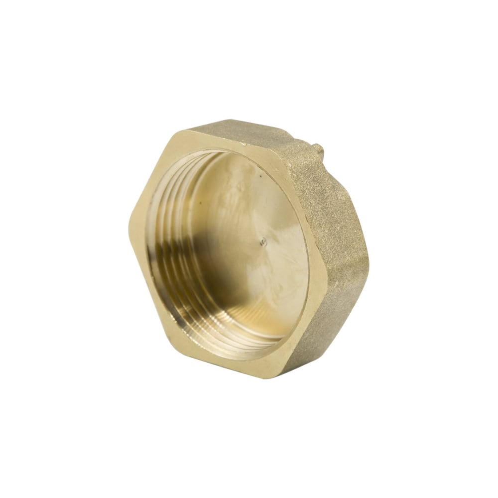 Заглушка LEXLINE 1 1/4'' вн, латунь, с контрольным отверстием, 32 551742