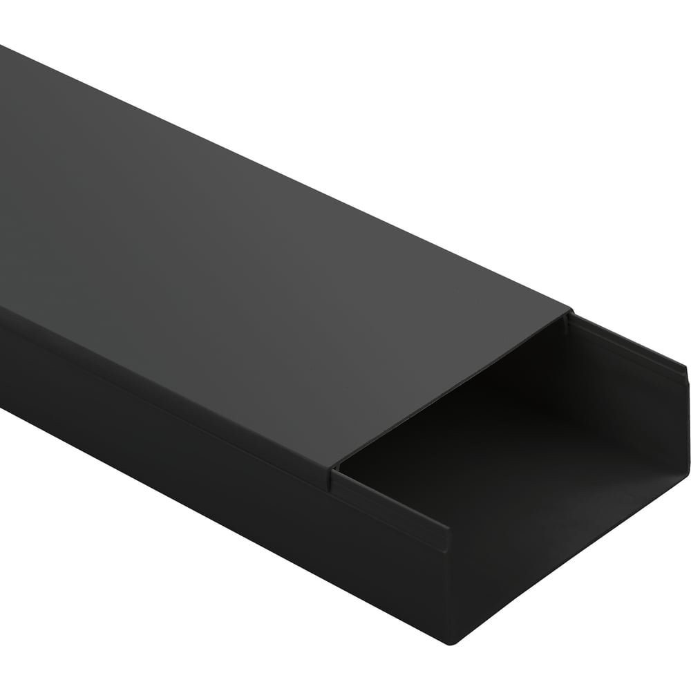 Кабель канал ЭРА kkb10060 100x60 черный 8м (4 шт по 2 м) Б0061528