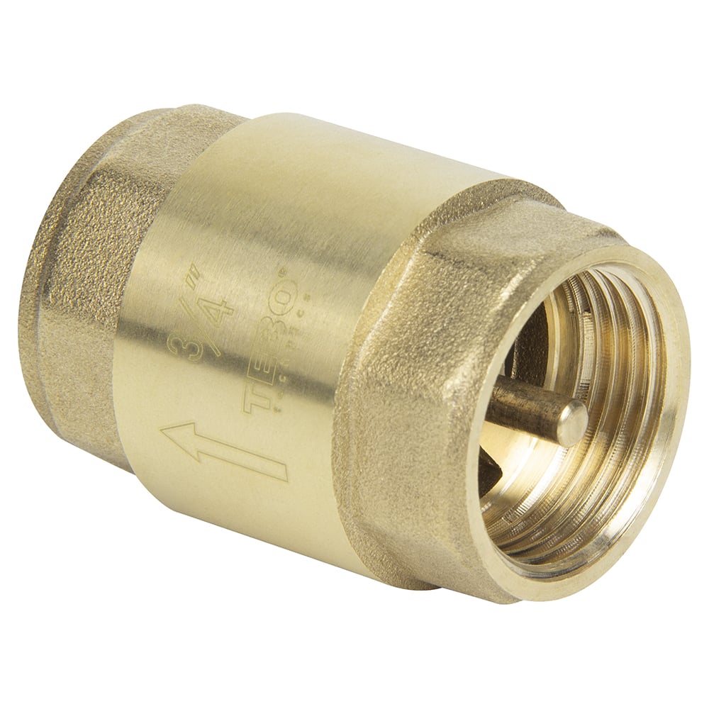 Клапан обратный с латунным сердечником TEBO ВН/ВН 1/2" T-Ко.701.12.CN